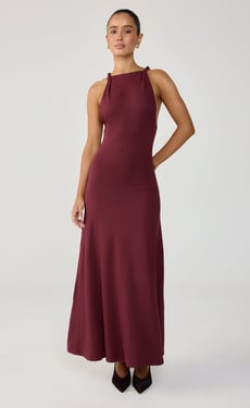 Collins Maxi Dress (Wine) - US 8