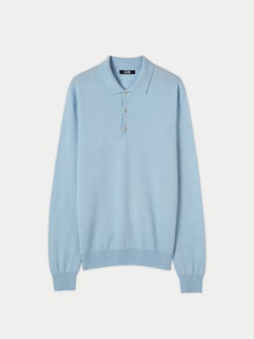 Essential Cashmere Polo Sweater - 3XL / Navy / MK06-520