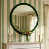 Larger Flynn mirror in green