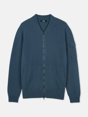 Cashmere Bomber - 2XL / china blue / MK0262-1840