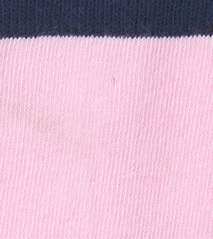 Kids Pink & Navy Crew Socks