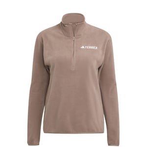 Adidas Terrex Womens MT Halfzip Fleece Trace Brown