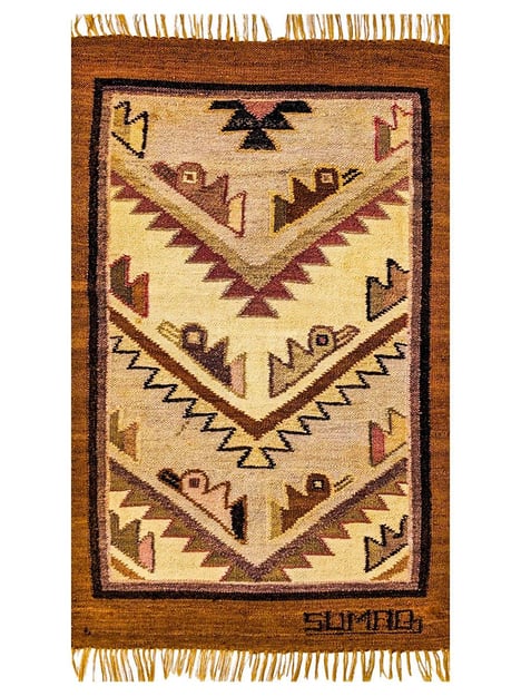 Turkish Flatweave Vintage Kilim Runner - 65 x 34 cm
