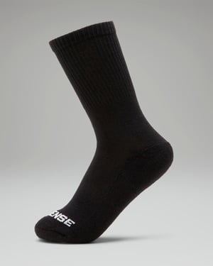 Energy Boost Performance Socks - Natural Black / Large (W 11 / M 9-12)