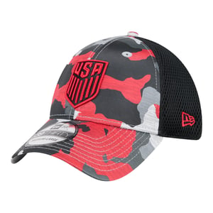 Adult New Era USMNT 39Thirty Active Camo Hat / L/XL