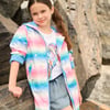 Girls Glitter Star A-Line Swing Jacket