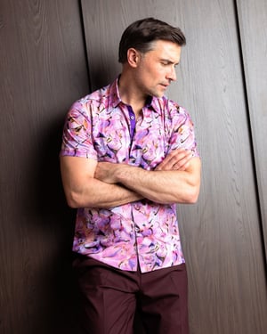 Violet Haze Short Sleeve Shirt