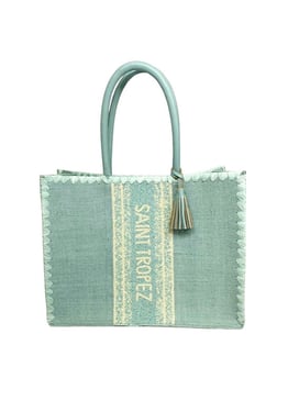 Saint Tropez Jute Tote - One Size