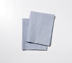 Sateen Pillow Cases - King / Slate Blue