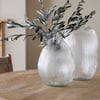 nkuku Linsy Ribbed Glass Vase | Vases & Planters | Small | Clear