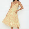 Fresh Nectar Midi Dress Yellow