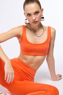 AKIRA We Belong Together Bralette In Orange | Size XL