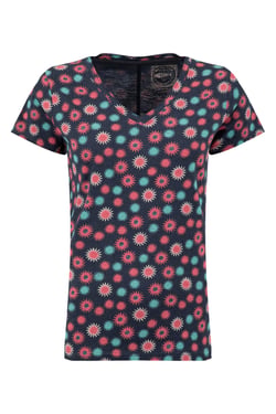 Weird Fish Merica Printed Jersey T-Shirt Blossom Pink Size 8
