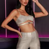 HELLO MOLLY VIP Entourage Crop Top Gold
