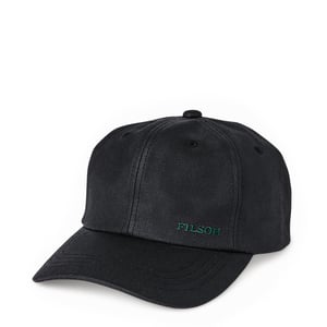 Filson Oil Tin Low-Profile Logger Cap Black