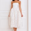 Nora Strapless Midi Dress Butter