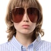 aviators brown