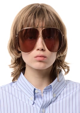 aviators brown
