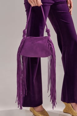 AKIRA In The Wind Suede Purse