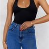 BASE Contour Going Viral Halter Top Black