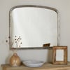 nkuku Almora Wall Mirror | Mirrors | Small | Antique Nickle