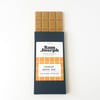 Crunchy blonde chocolate bar