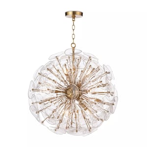 Poppy Glass Chandelier Small