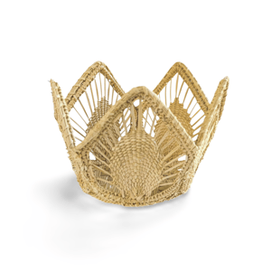 Petals Handwoven Iraca Holder – Candle or Mini Vase Holder