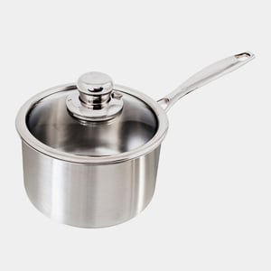Premium Clad Saucepan with Glass Lid - Induction - 2.1 qt