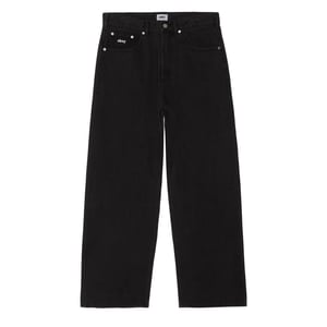 Obey Bigwig Baggy Denim Trousers Washed Black