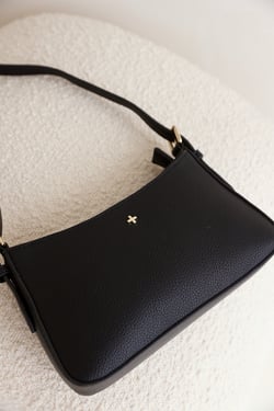 PETA + JAIN Lilu Bag Black Pebble Gold