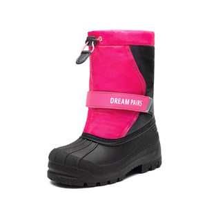DREAM PAIRS Girls   Boys Waterproof Snow Boots