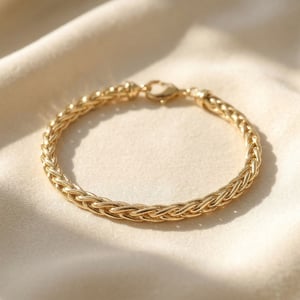 Interwoven Majesty Gold Plated Bold Statement Bracelet Luxe