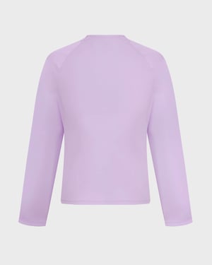 Vilebrequin - Women Long Sleeves Rashguard Top Solid - Rashguard - Fly-out - Purple - Size XL