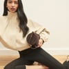 Black Jersey Ponte Capris Trousers