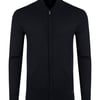 Weird Fish Carter Knitted Full Zip Bomber Jacket Midnight Size 2XL