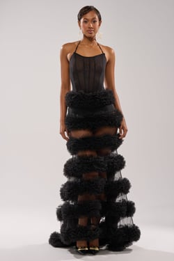 AKIRA Queen Of Everything Maxi Dress | Black | Size 1X