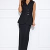Office Talk Maxi Skirt Black