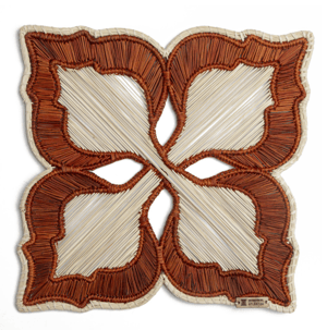 Triton Iraca Woven Trivet - Tan