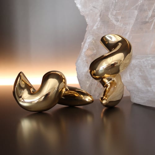 Connie Twist Gold Earrings