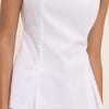 White Square Neck Valencia Top