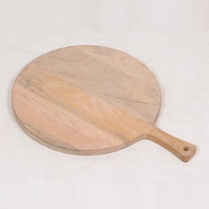 Charlotte Wood Round Serving Board - Small