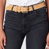 Phoenix Braided Belt in Brushed Suede