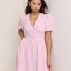 Pink Puff Sleeve Bess Mini Dress