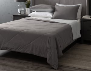QE Home Cool Touch Blanket in Granite, Grey, Twin