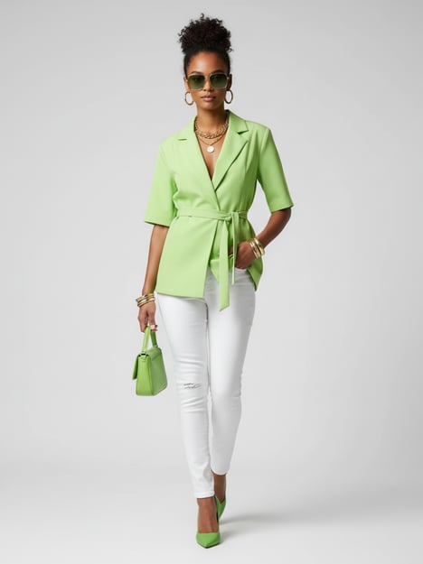 Blazer Tie-Waist, Chelsea | Women - BYMANYC ® New York