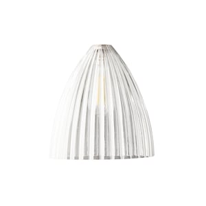 Larger Scallop in clear glass