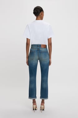 Victoria Beckham Jean In Mid Blue - 32 - Womens