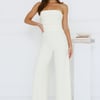 After Hours Elixir Strapless Jumpsuit Yellow