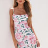 Rose Delight Mini Dress White